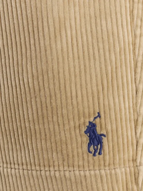 Polo Ralph Lauren Corduroy bermuda shorts with logo embroidery sold by Siebentaschen