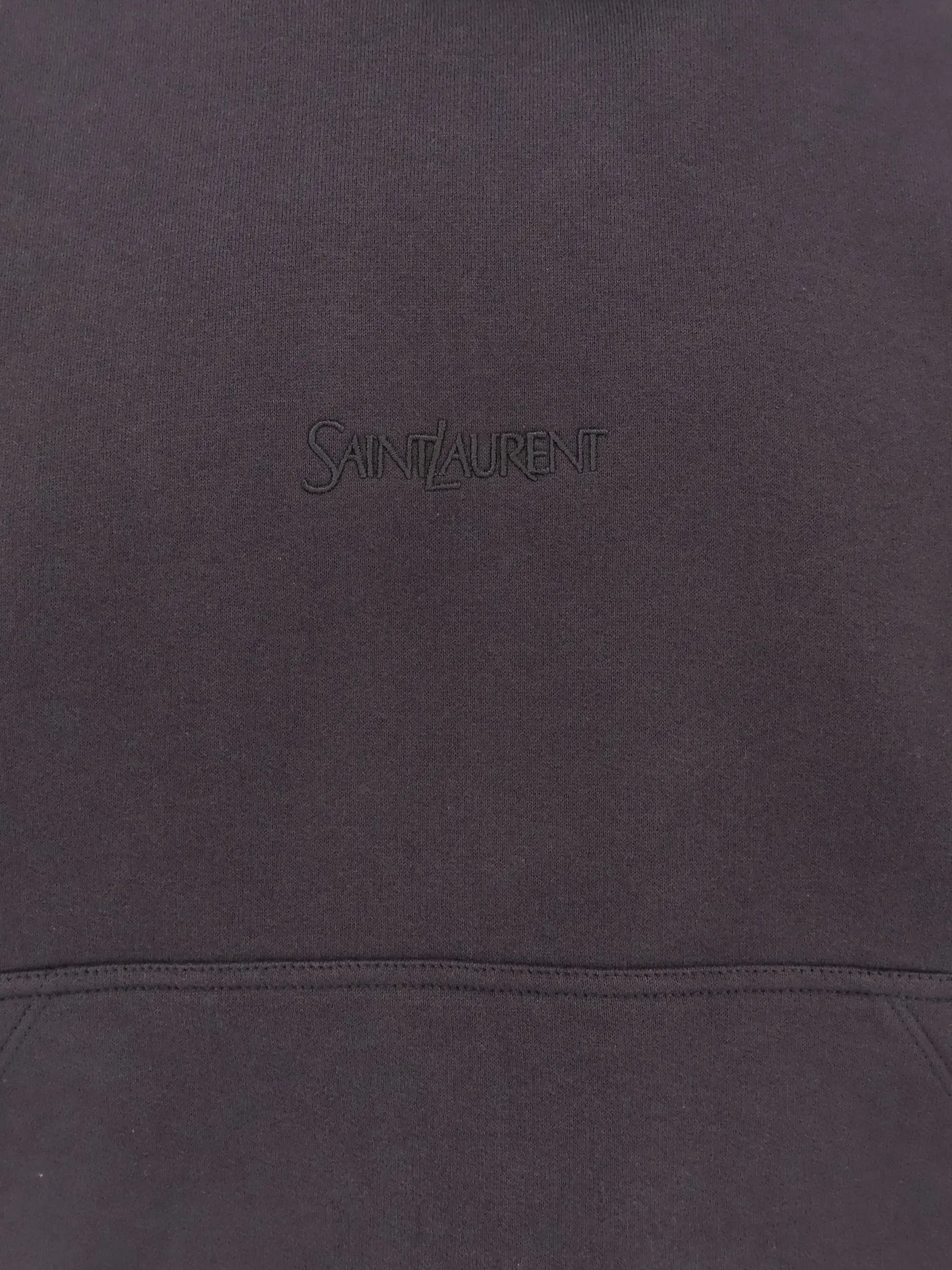 Saint Laurent Organic cotton sweatshirt with frontal logo embroidery sold by Siebentaschen product image thumbnail 4