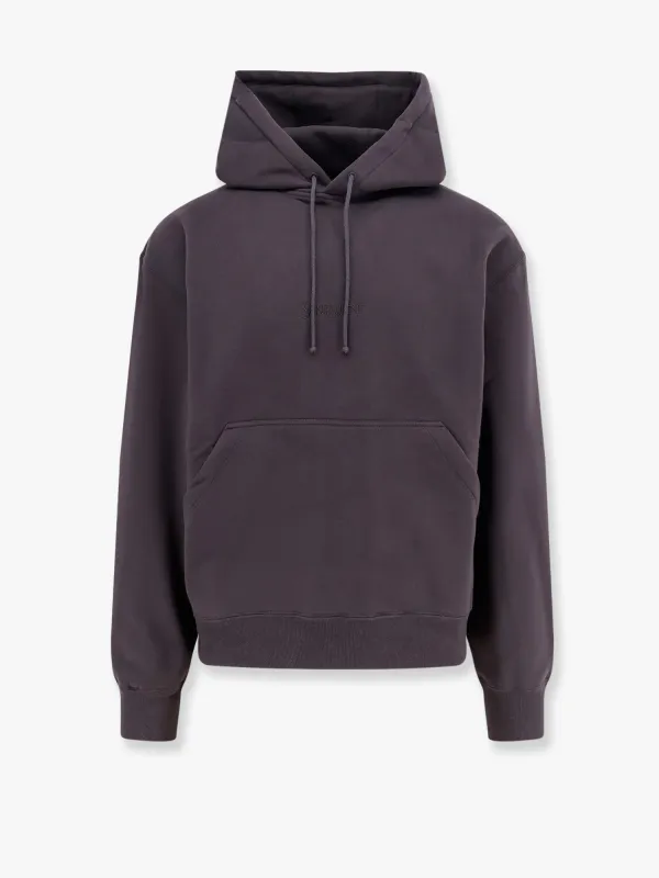 Saint Laurent Organic cotton sweatshirt with frontal logo embroidery sold by Siebentaschen