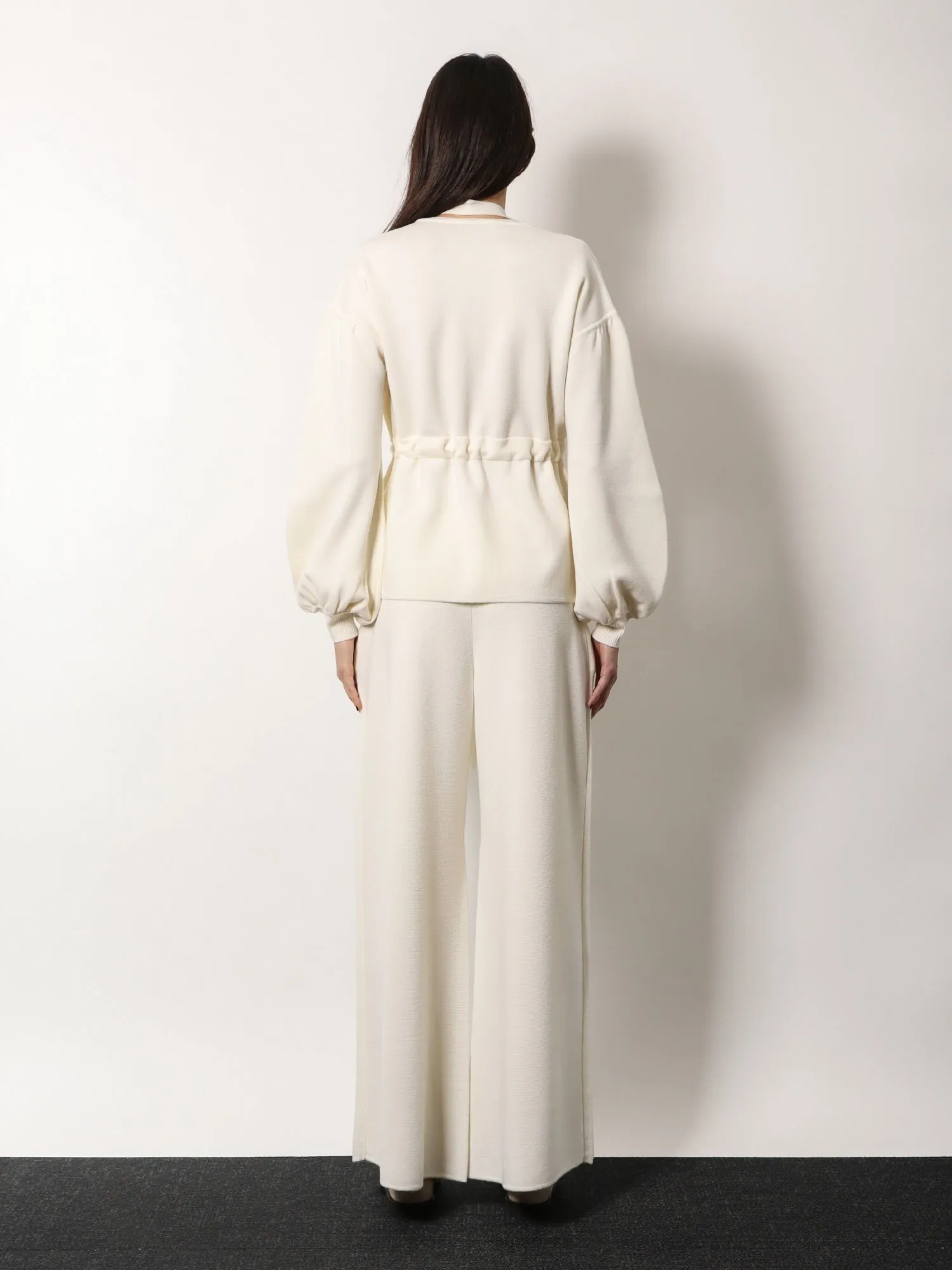 Max Mara Tiberio virgin wool cardigan with rope at waist sold by Siebentaschen product image thumbnail 3