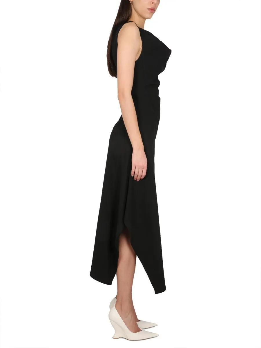 Bottega Veneta ASYMMETRICAL MIDI DRESS sold by Siebentaschen product image thumbnail 2