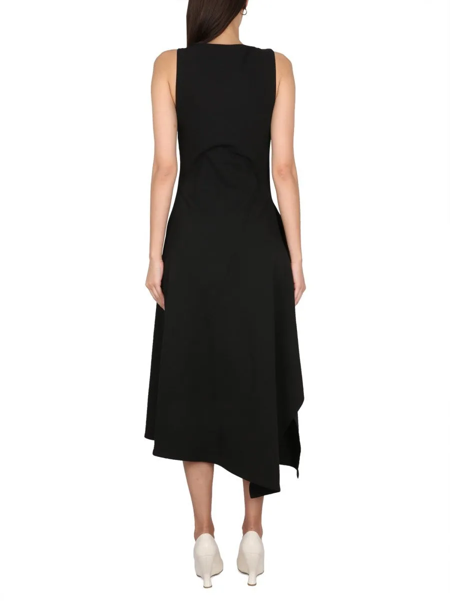 Bottega Veneta ASYMMETRICAL MIDI DRESS sold by Siebentaschen product image thumbnail 3