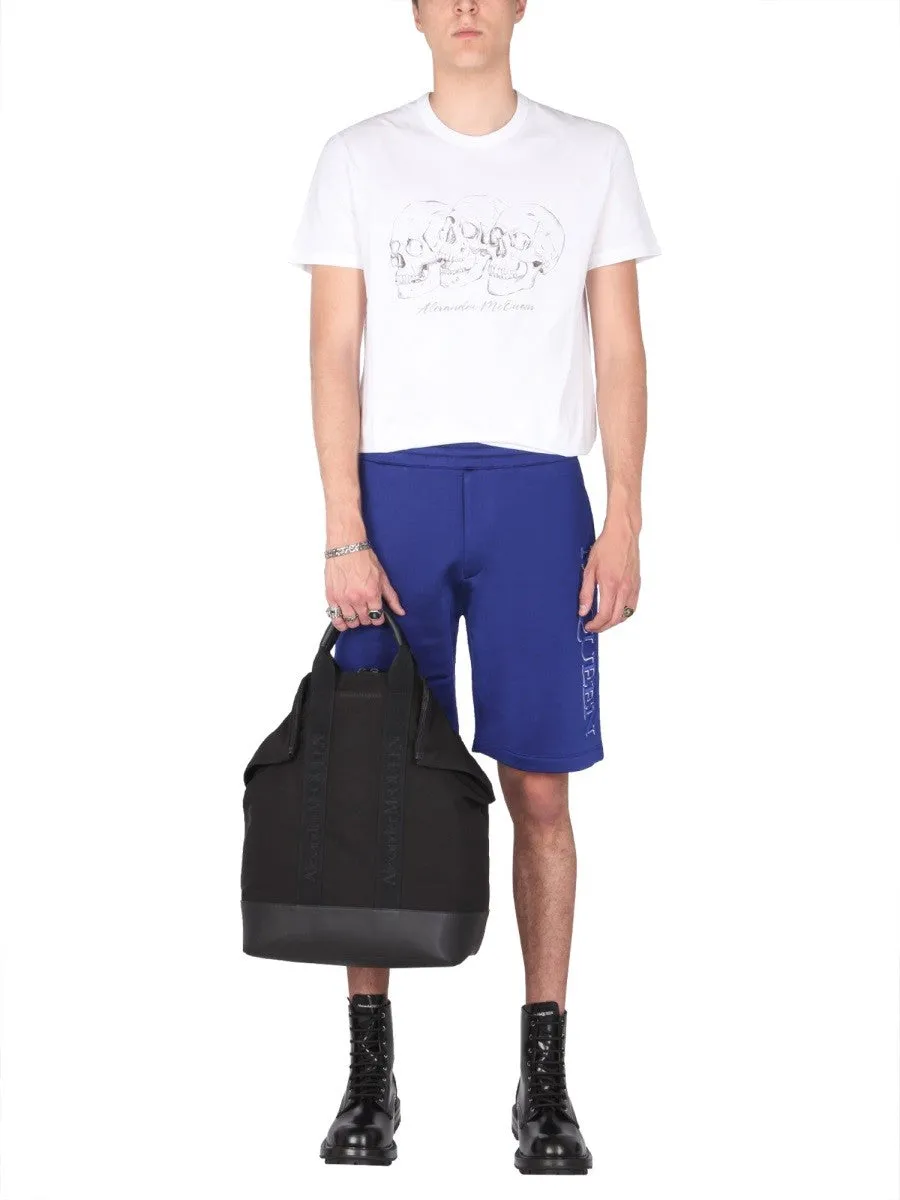 Alexander Mcqueen SHORTS WITH EMBROIDERED LOGO sold by Siebentaschen product image thumbnail 2
