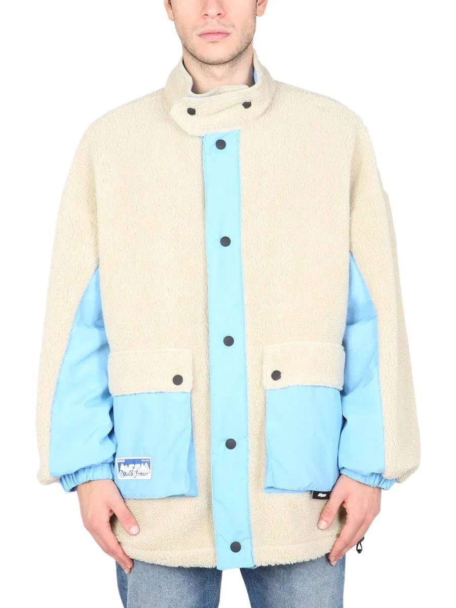 msgm REVERSIBLE SHERPA JACKET sold by Siebentaschen