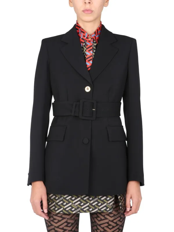 Versace JACKET WITH MEDUSA BUTTON made by Versace