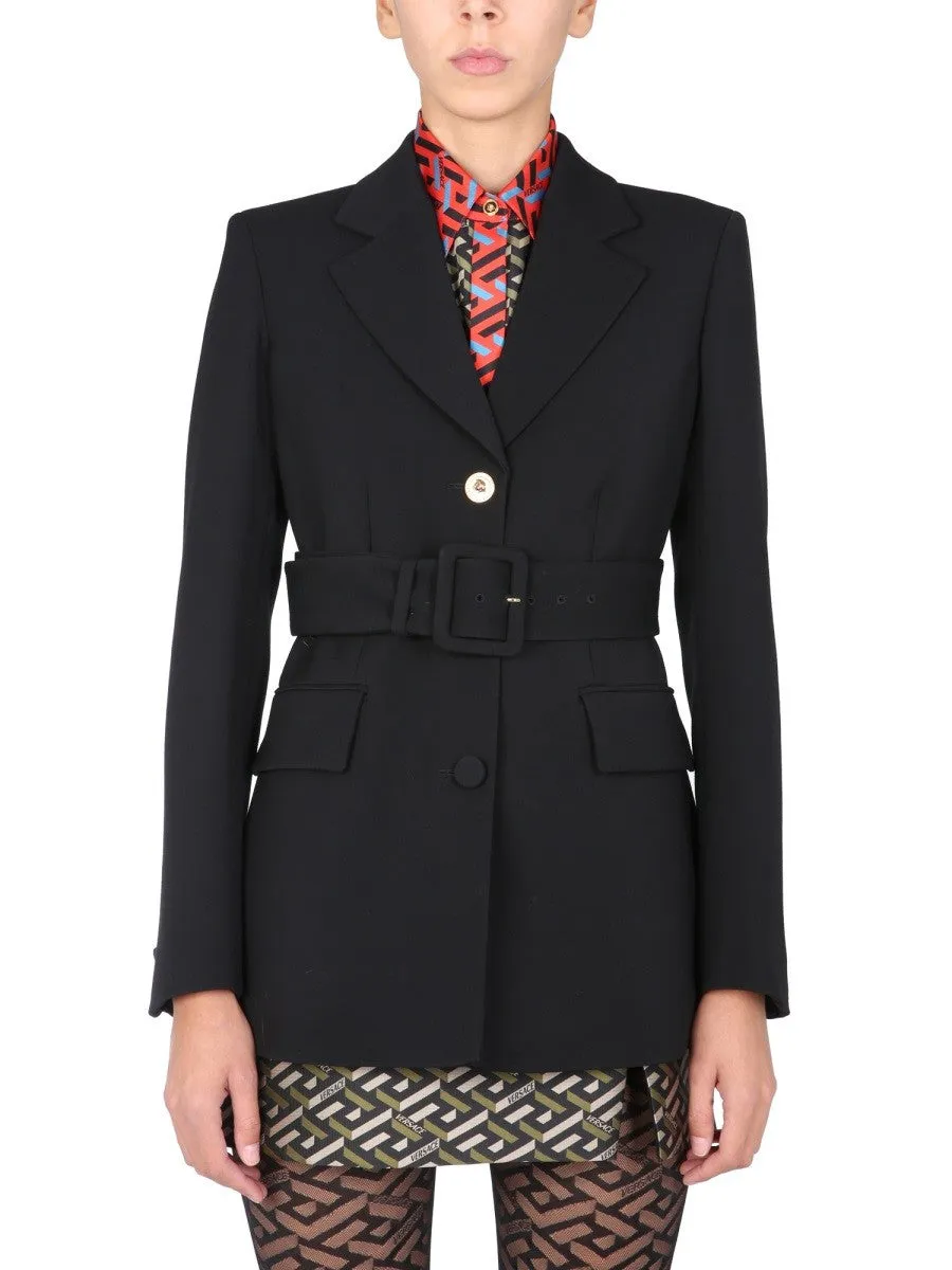 Versace JACKET WITH MEDUSA BUTTON sold by Siebentaschen