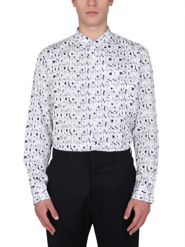 COMME DES GARCONS SHIRT X KAWS PRINT SHIRT sold by Siebentaschen