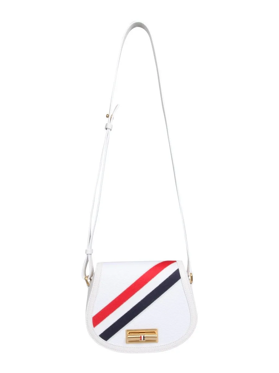 THOM BROWNE CANVAS SADDLE SHOULDER BAG sold by Siebentaschen