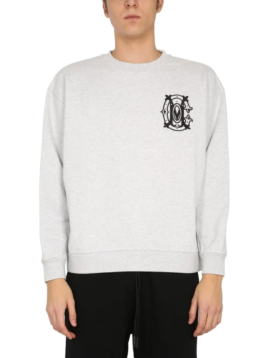 MARCELO BURLON COUNTY OF MILAN "MONOGRAM" SWEATSHIRT sold by Siebentaschen