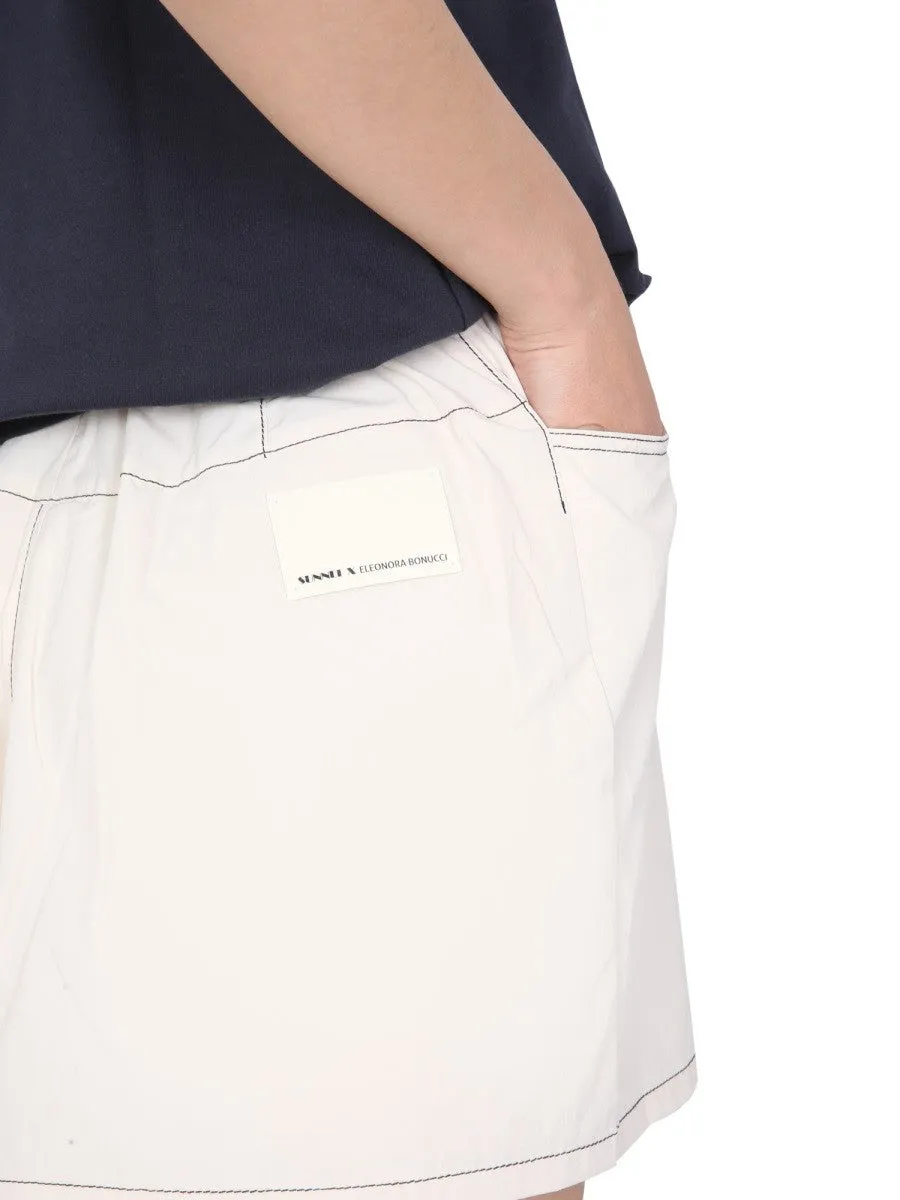 SUNNEI X ELEONORA BONUCCI NYLON SHORTS sold by Siebentaschen product image thumbnail 5