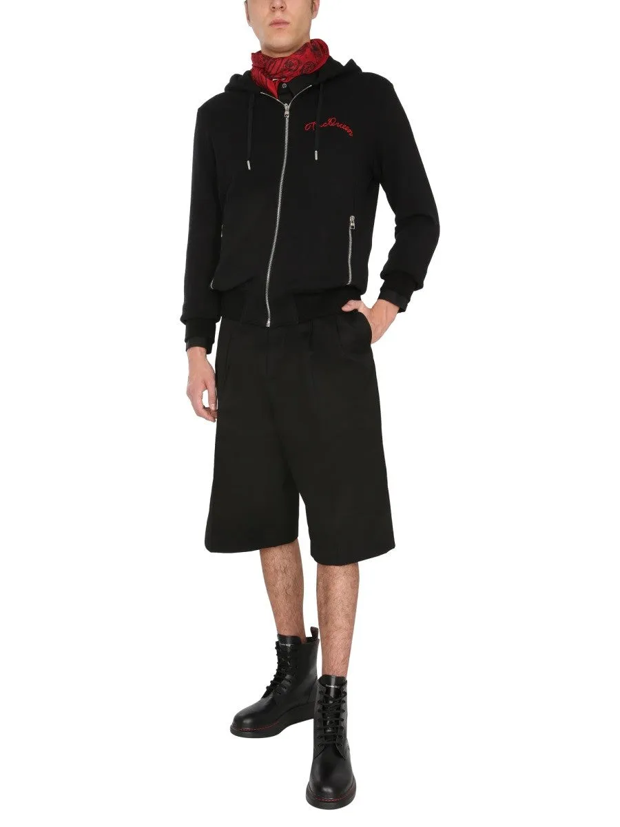 Alexander Mcqueen HOODED SWEATSHIRT WITH ZIP sold by Siebentaschen product image thumbnail 2