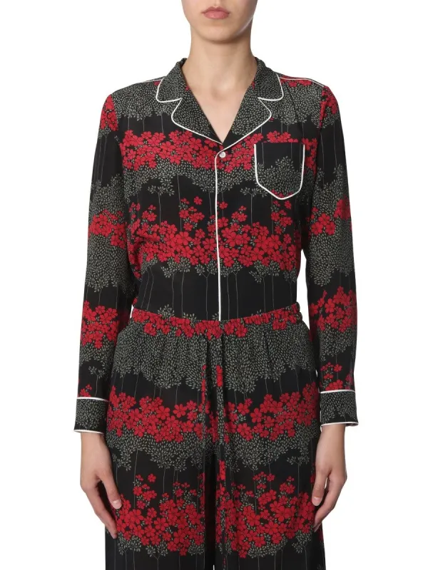 RED VALENTINO SHIRT WITH DREAMING PEONY PRINT sold by Siebentaschen