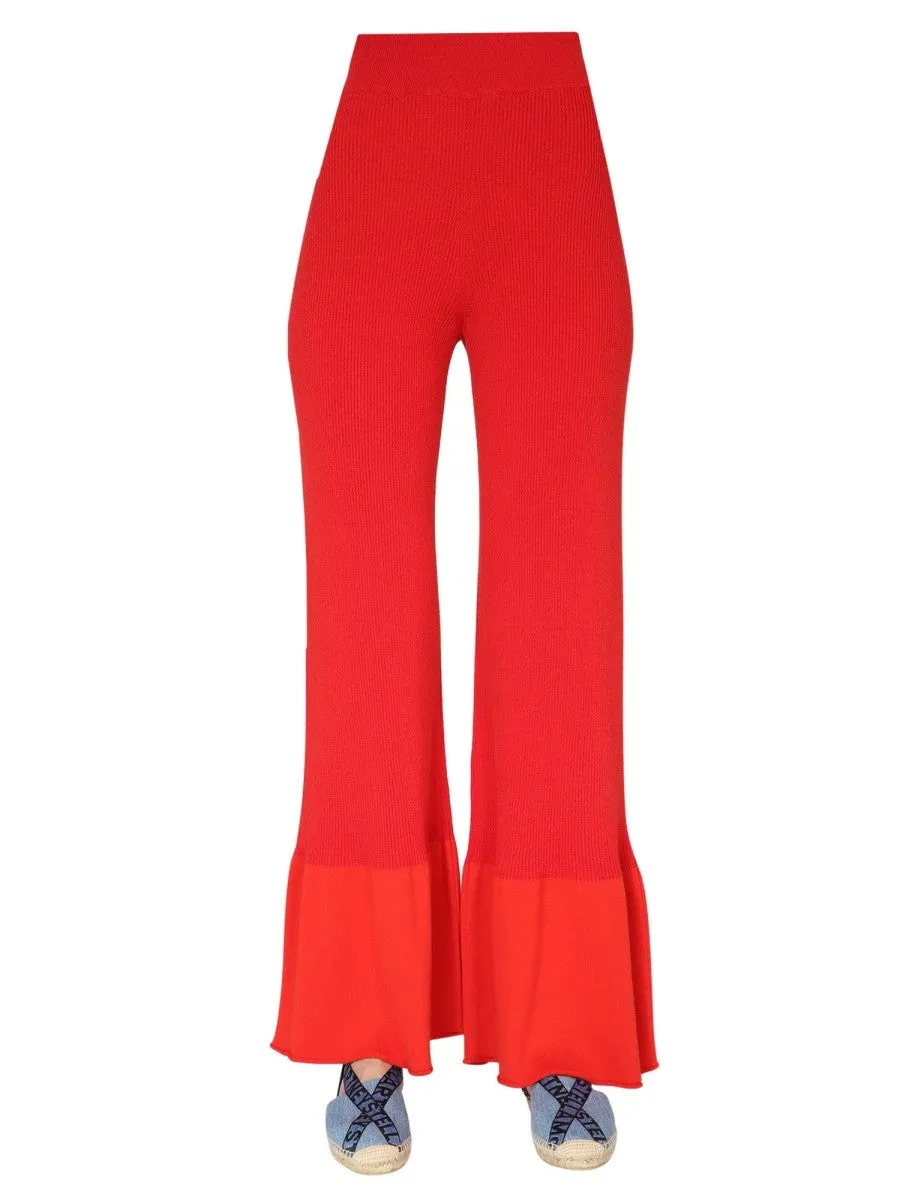 stella mccartney RIBBED KNIT TROUSERS sold by Siebentaschen