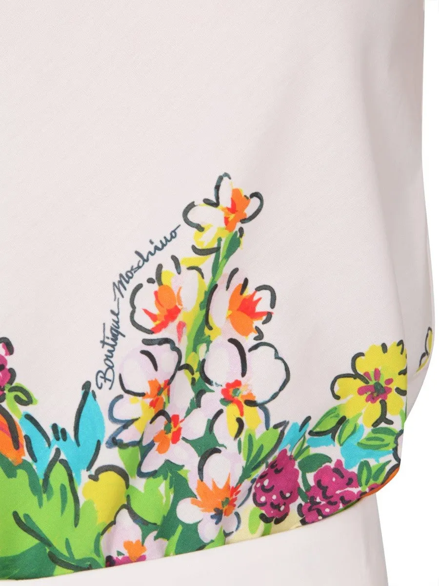 Boutique Moschino FLOWER AND FRUIT PRINT TOP sold by Siebentaschen product image thumbnail 4