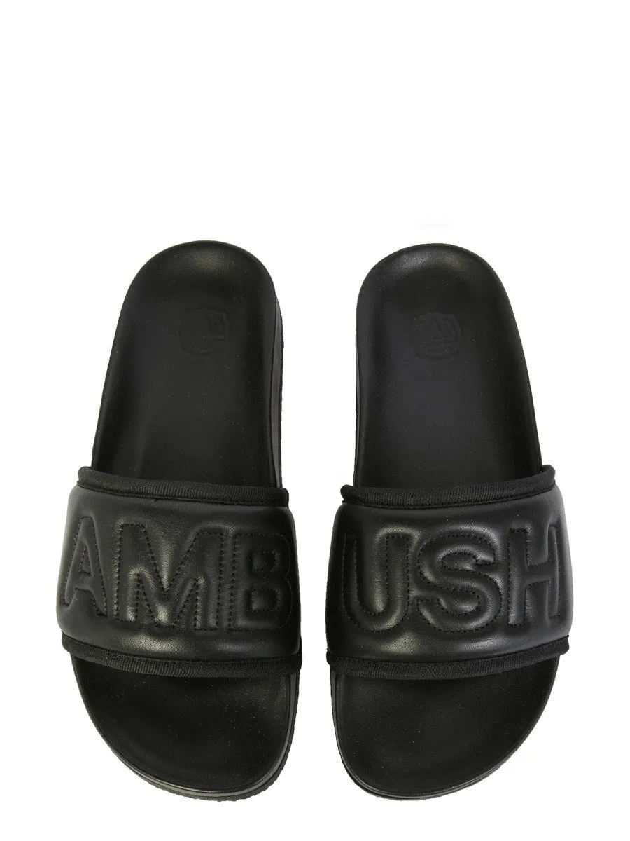 AMBUSH LEATHER SLIDE SANDALS sold by Siebentaschen product image thumbnail 2