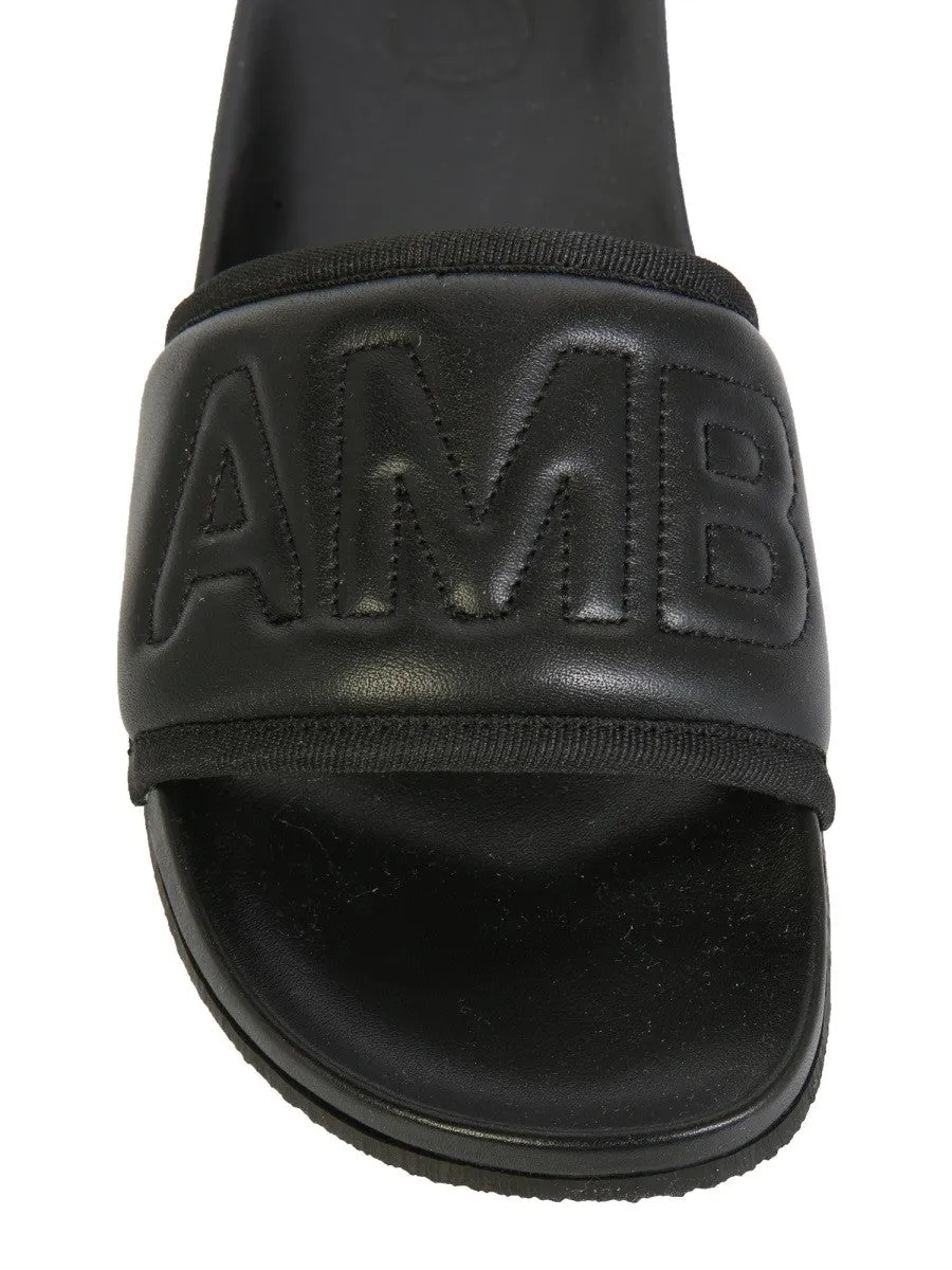 AMBUSH LEATHER SLIDE SANDALS sold by Siebentaschen product image thumbnail 4