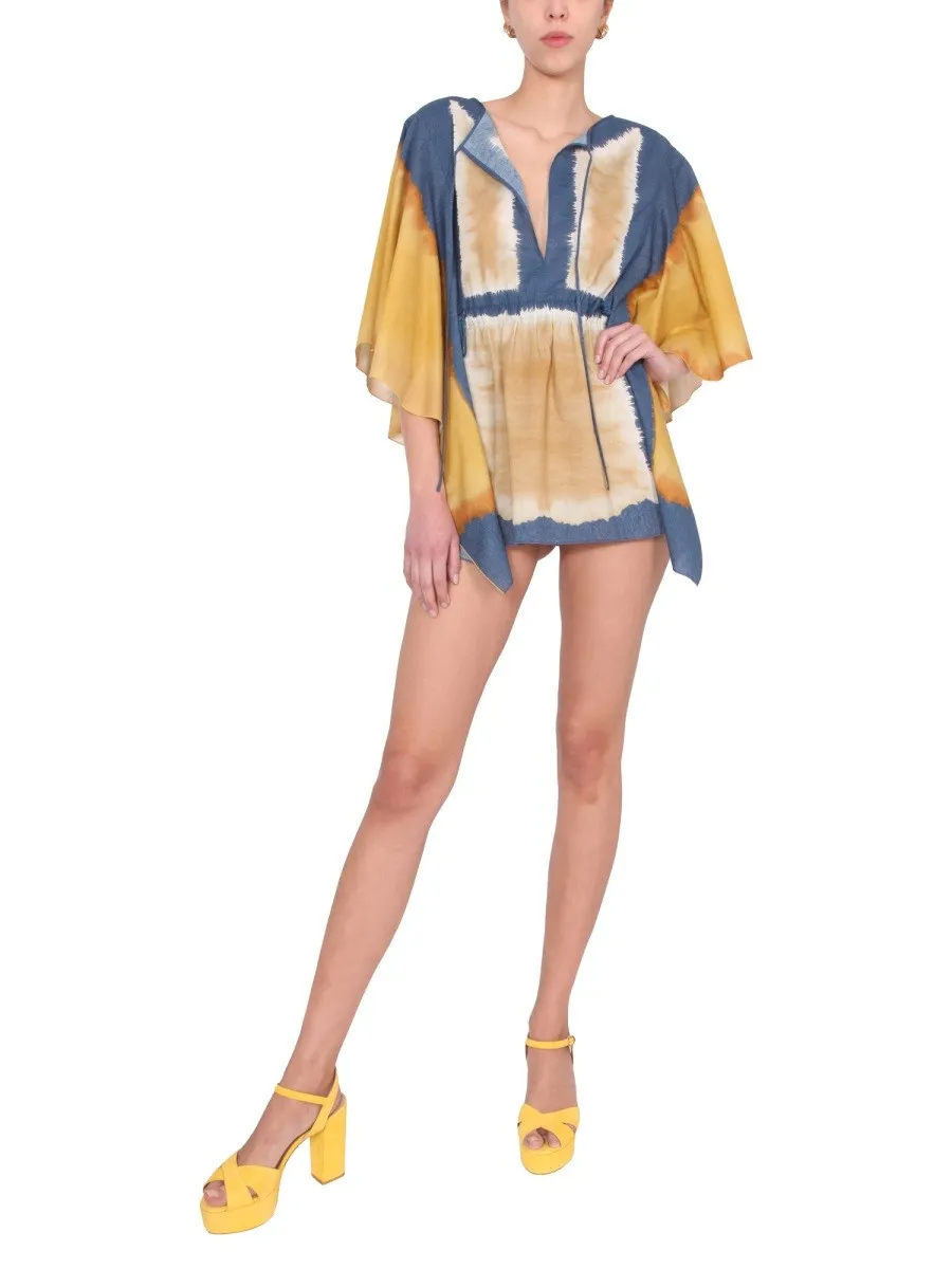 alberta ferretti TIE DYE PRINT CAFTAN sold by Siebentaschen product image thumbnail 2
