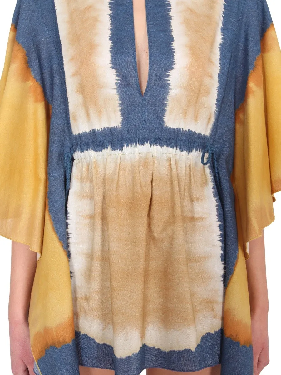alberta ferretti TIE DYE PRINT CAFTAN sold by Siebentaschen product image thumbnail 3