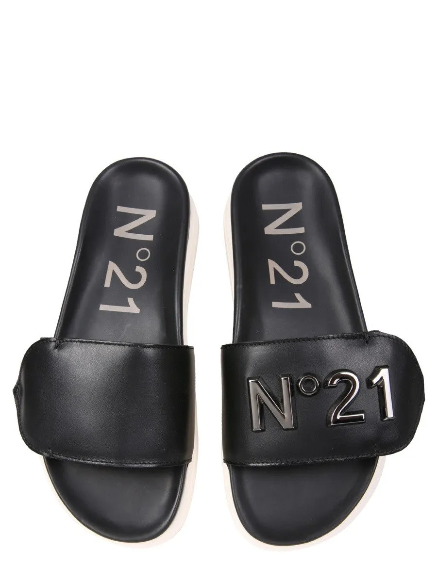 N°21 SLIDE SANDALS WITH LOGO sold by Siebentaschen product image thumbnail 2