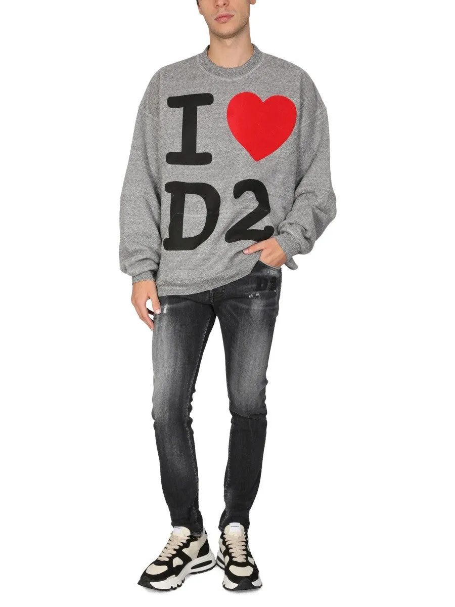 Dsquared I LOVE D2 SWEATSHIRT sold by Siebentaschen product image thumbnail 2
