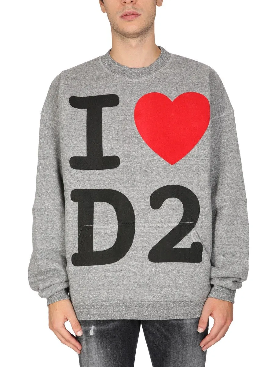 Dsquared I LOVE D2 SWEATSHIRT sold by Siebentaschen