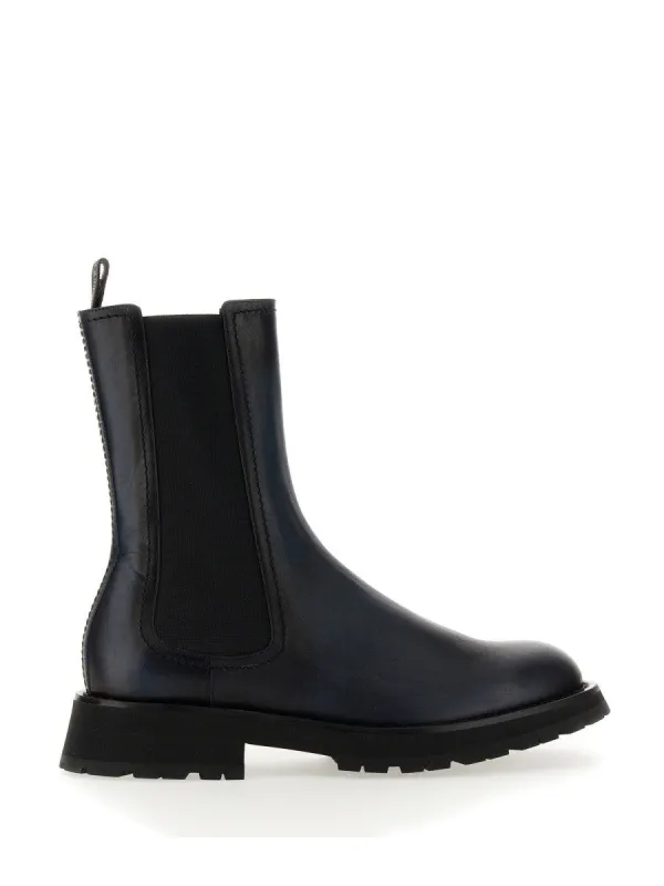 Alexander Mcqueen LEATHER BOOT sold by Siebentaschen