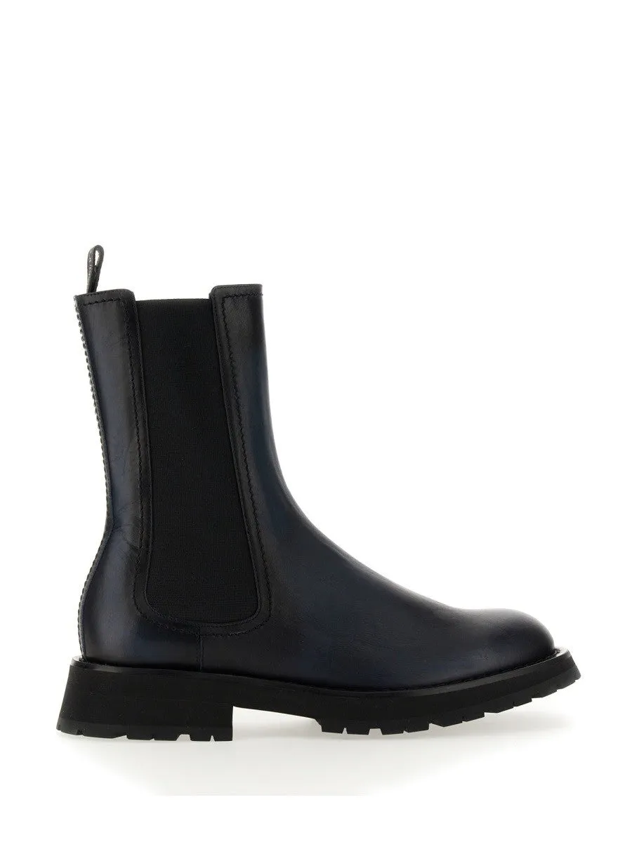 Alexander Mcqueen LEATHER BOOT sold by Siebentaschen