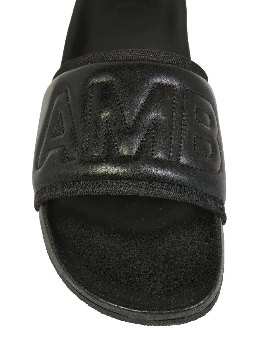 AMBUSH LEATHER SLIDE SANDALS sold by Siebentaschen product image thumbnail 4