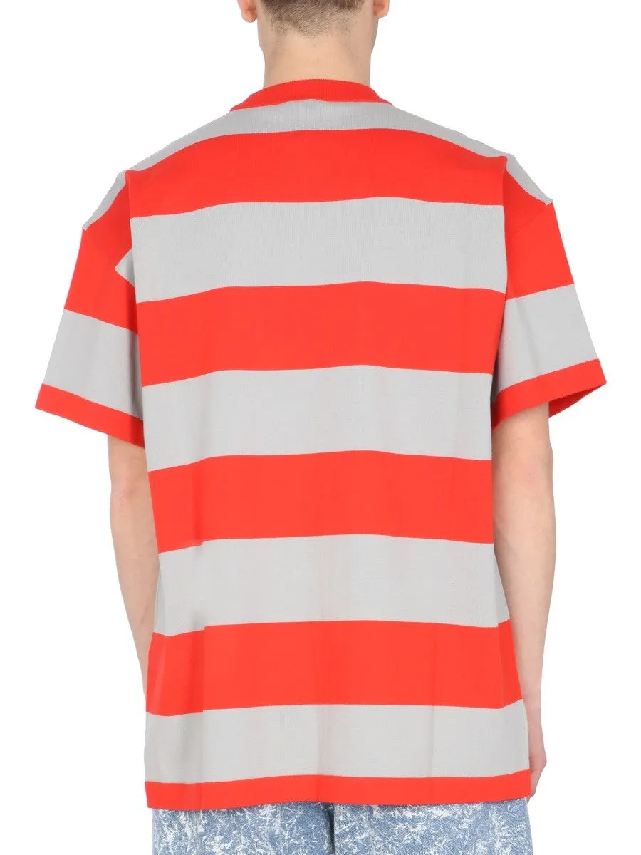 msgm T-SHIRT WITH EMBROIDERED LOGO sold by Siebentaschen product image thumbnail 3