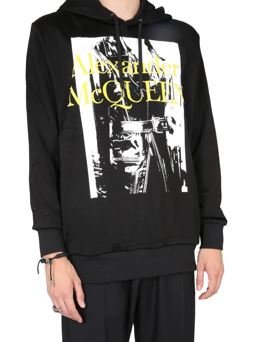 Alexander Mcqueen SWEATSHIRT WITH ATELIER PRINT sold by Siebentaschen product image thumbnail 4