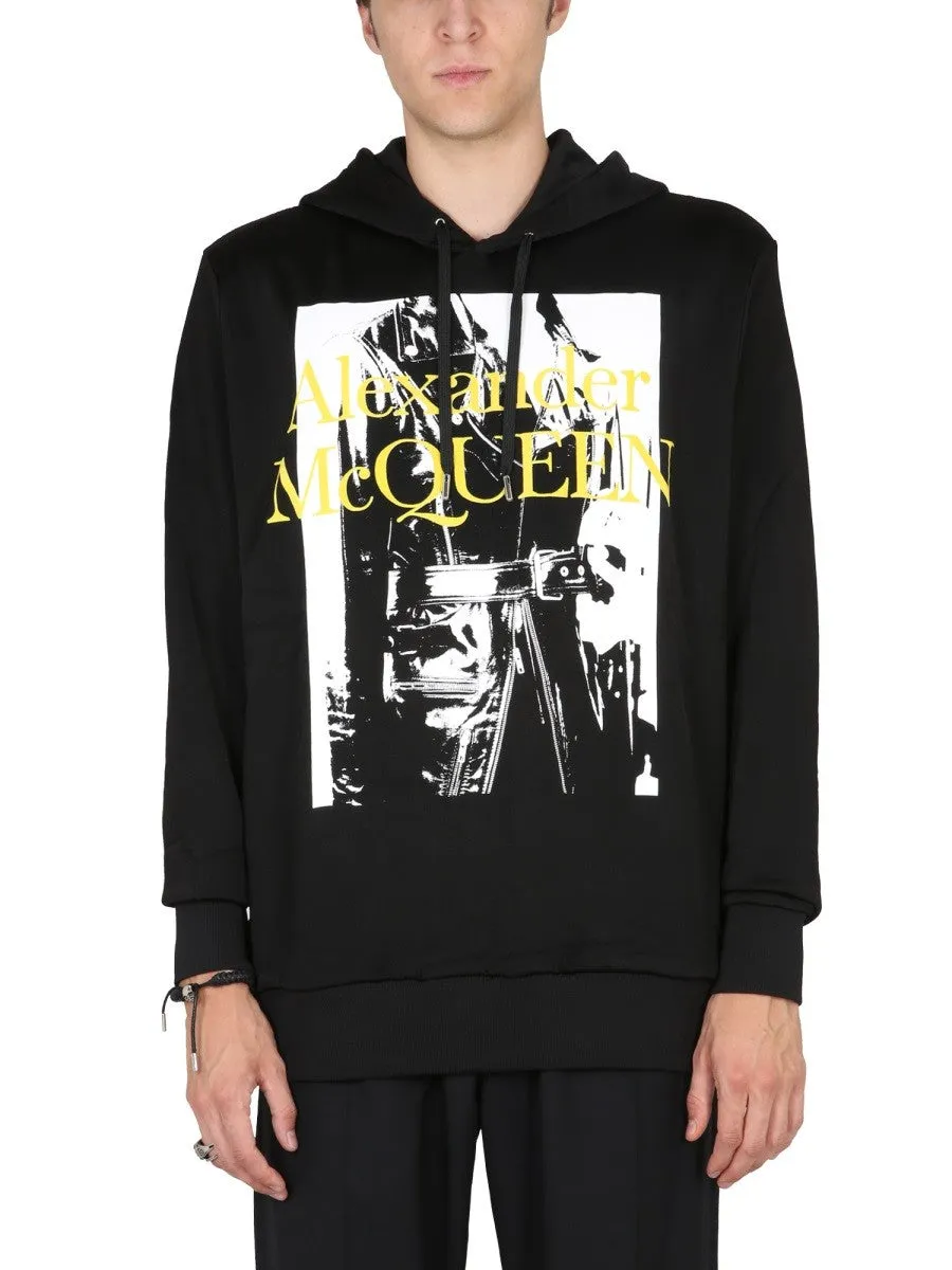 Alexander Mcqueen SWEATSHIRT WITH ATELIER PRINT sold by Siebentaschen