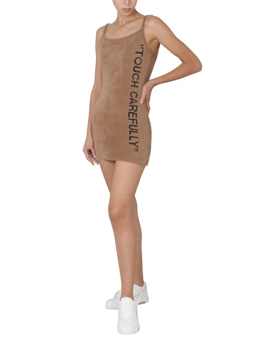 Off-white FUZZY DRESS WITH LOGO sold by Siebentaschen product image thumbnail 2