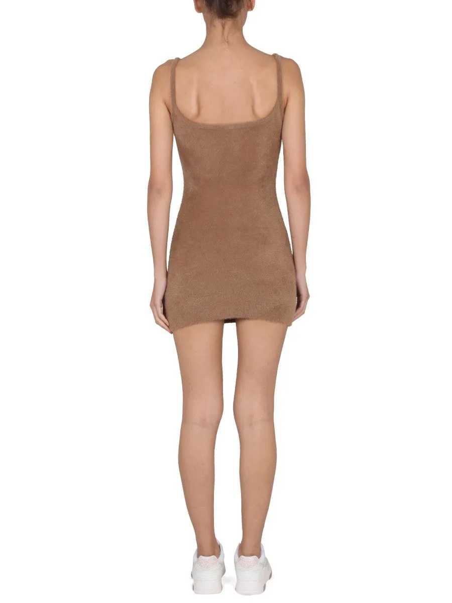 Off-white FUZZY DRESS WITH LOGO sold by Siebentaschen product image thumbnail 3