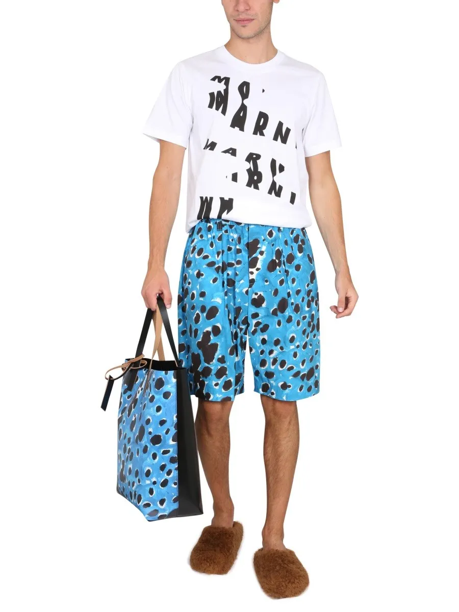 Marni BERMUDA SHORTS WITH POP DOTS PRINT sold by Siebentaschen product image thumbnail 2
