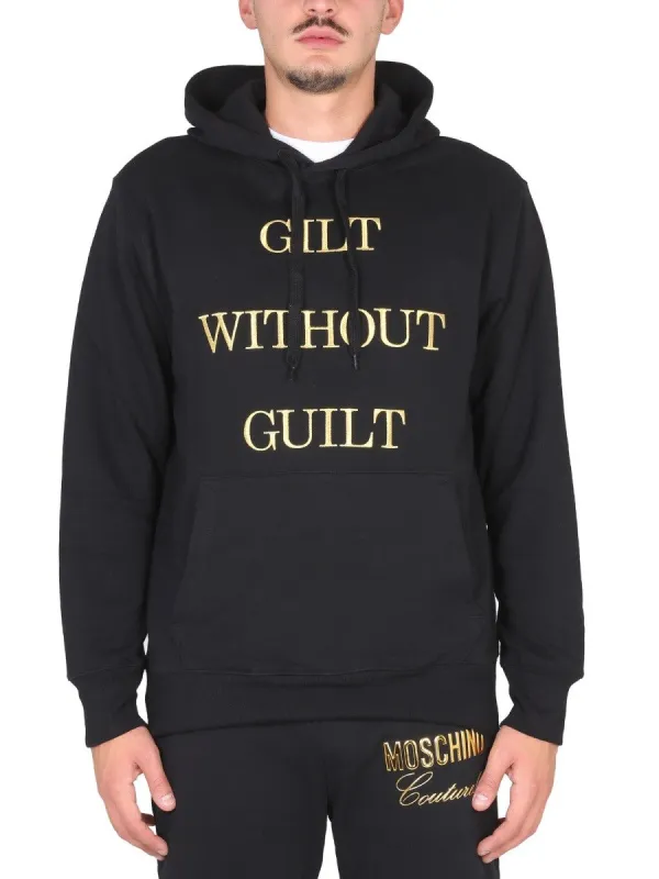 Moschino "GUILT WITHOUT GUILT" SWEATSHIRT sold by Siebentaschen