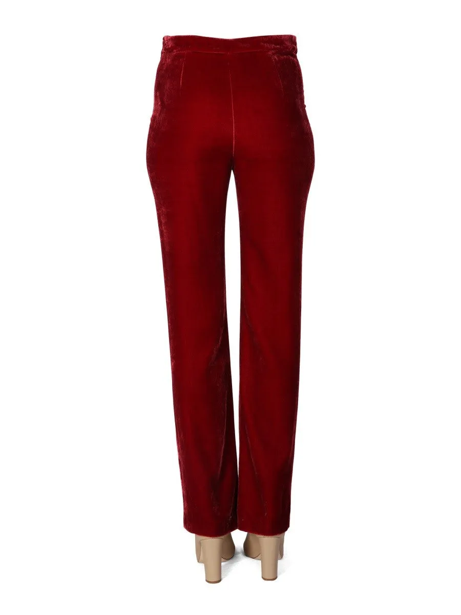 Boutique Moschino PANNÉ VELVET PANTS sold by Siebentaschen product image thumbnail 4