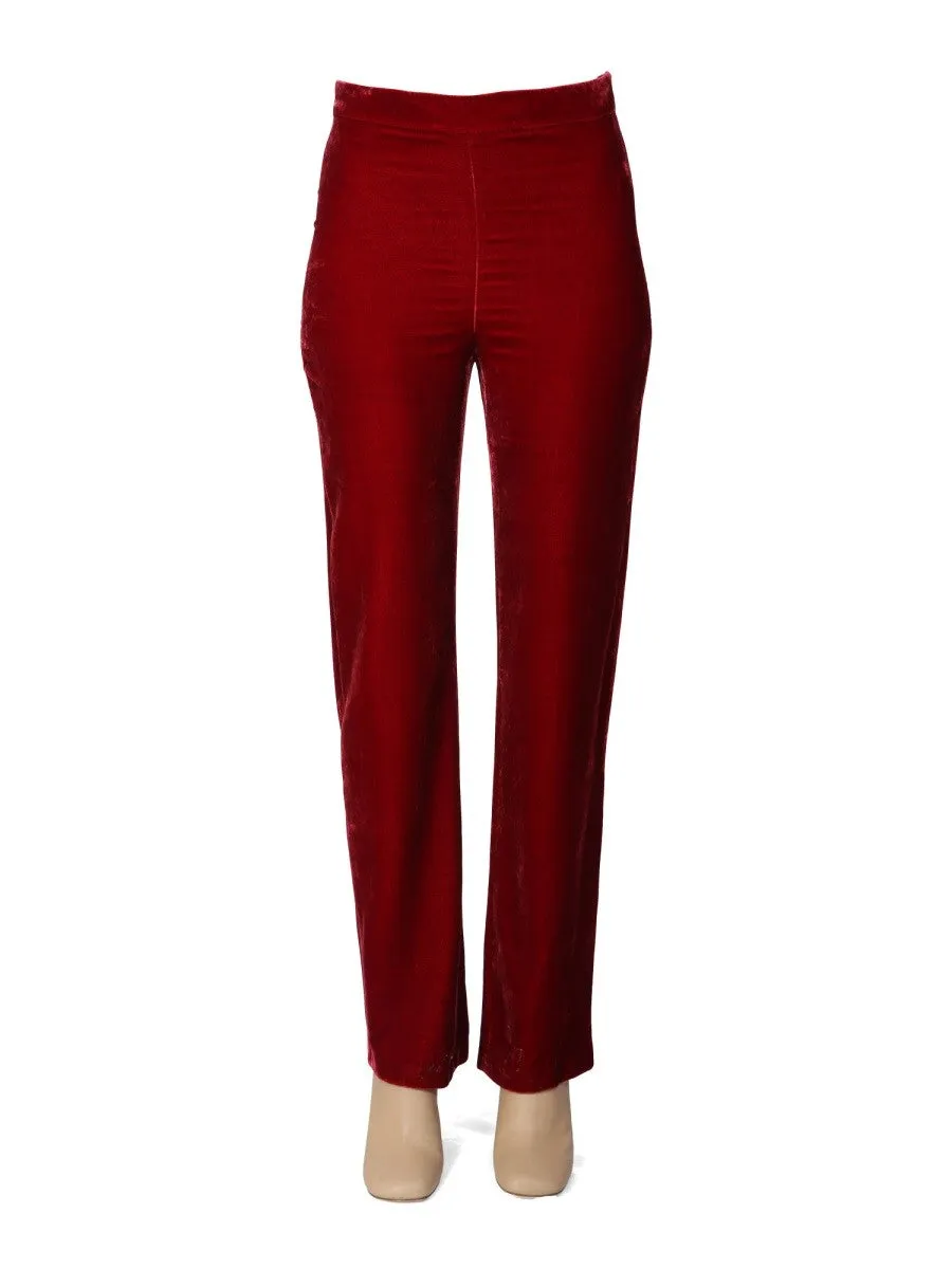 Boutique Moschino PANNÉ VELVET PANTS sold by Siebentaschen
