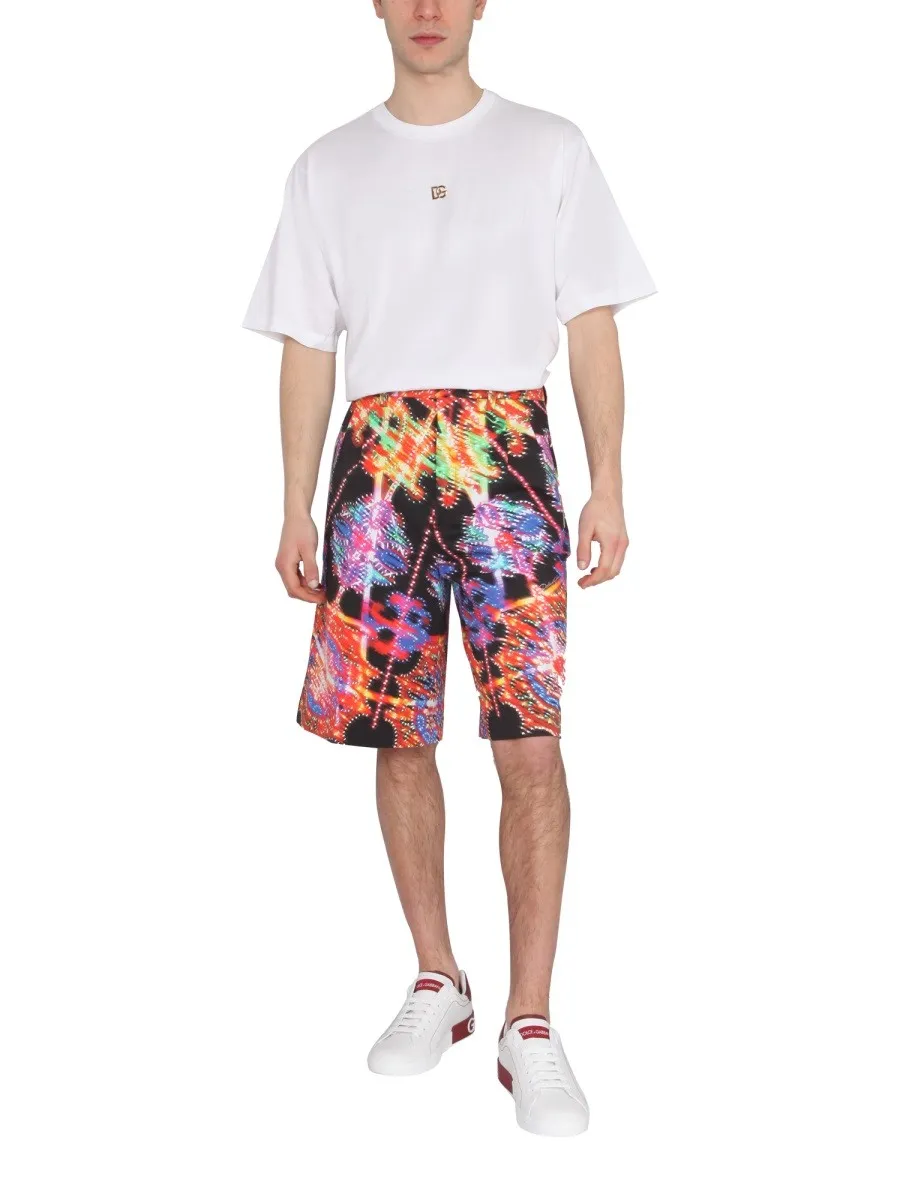 Dolce & Gabbana BERMUDA WITH LUMINARY PRINT sold by Siebentaschen product image thumbnail 2