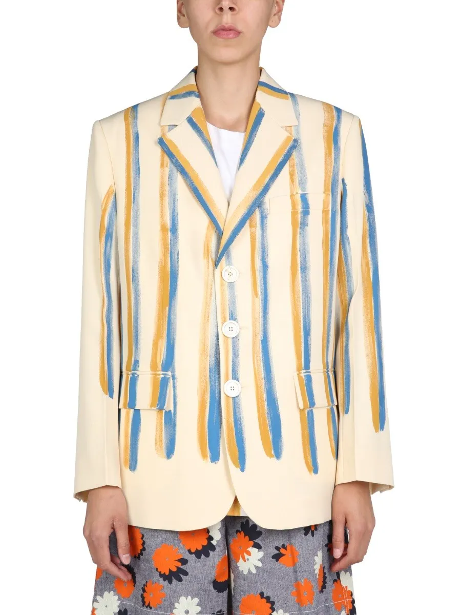 Marni SINGLE-BREASTED JACKET sold by Siebentaschen