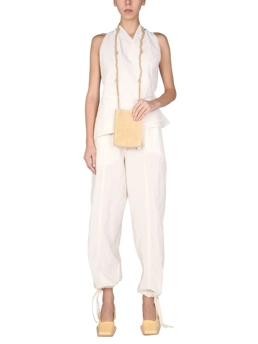 JIL SANDER TROUSERS WITH DRAWSTRING sold by Siebentaschen product image thumbnail 2