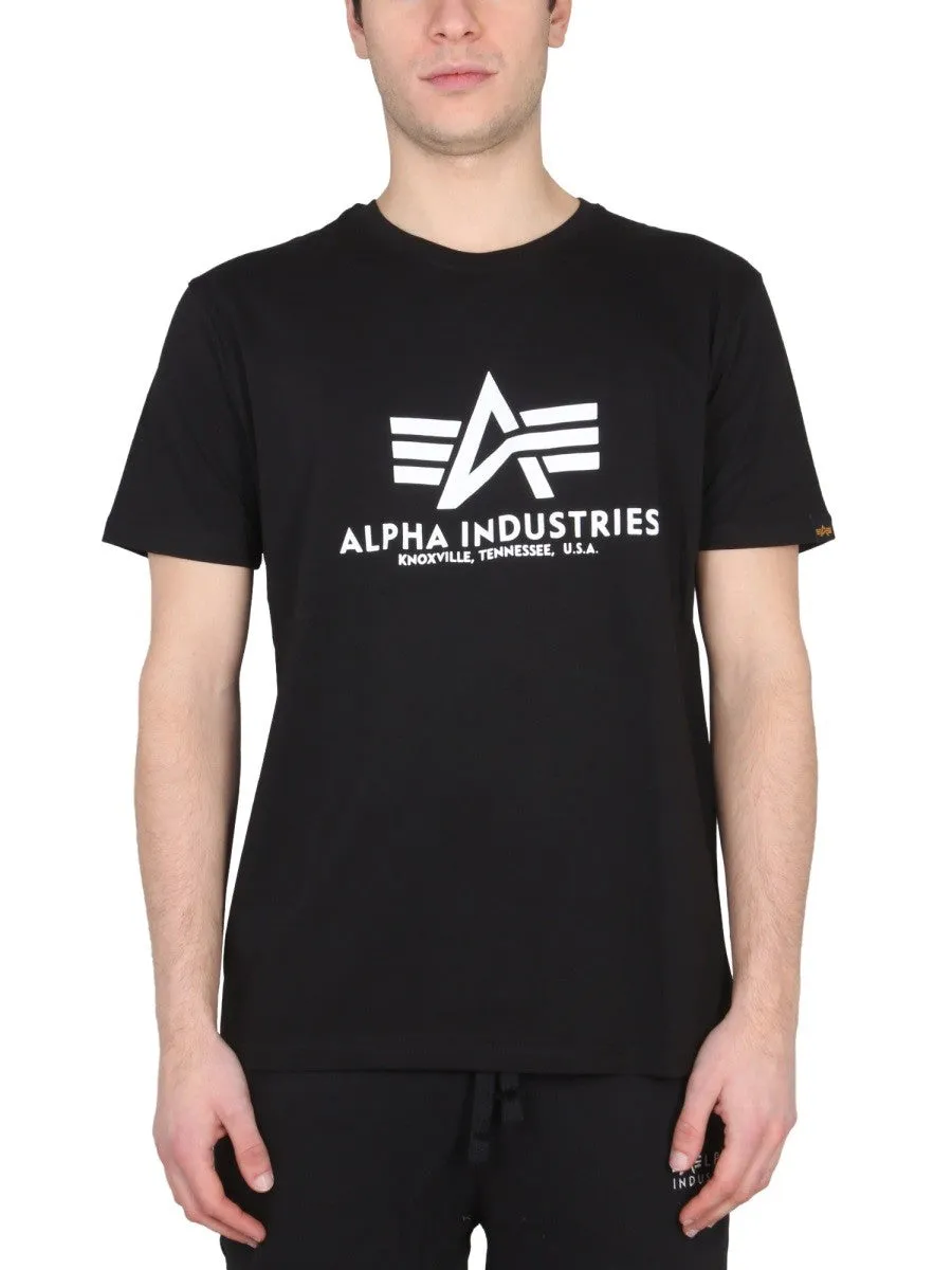 ALPHA INDUSTRIES T-SHIRT WITH LOGO sold by Siebentaschen