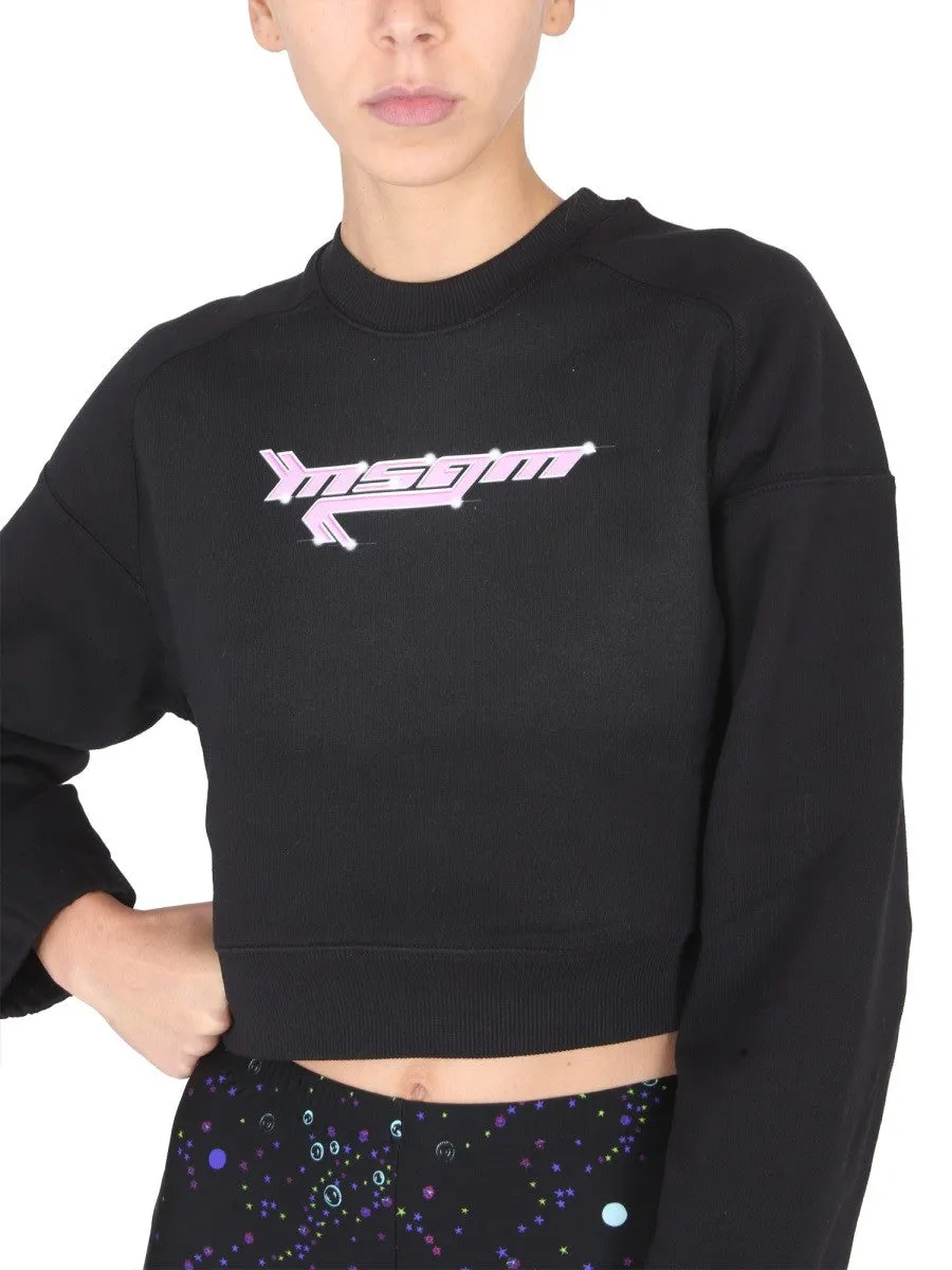 msgm SWEATSHIRT WITH LOGO sold by Siebentaschen product image thumbnail 4