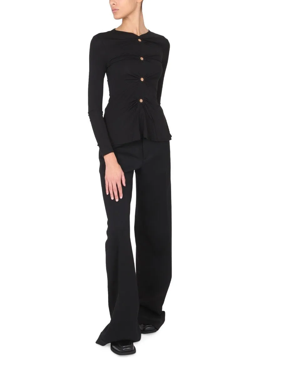 PROENZA SCHOULER WHITE LABEL MATTE CREPE TOP sold by Siebentaschen product image thumbnail 2