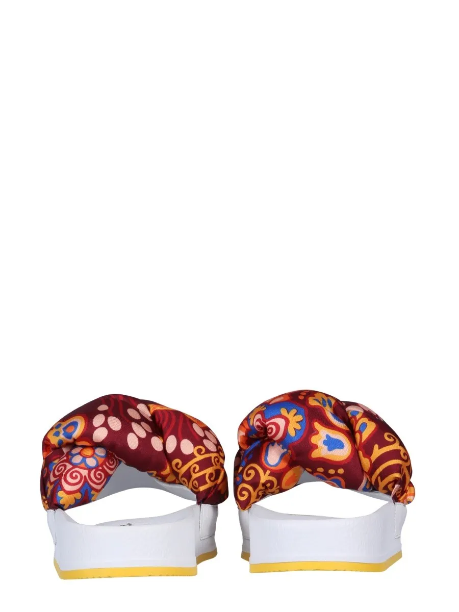 LA DOUBLEJ BRAID SLIDE SANDALS sold by Siebentaschen product image thumbnail 3