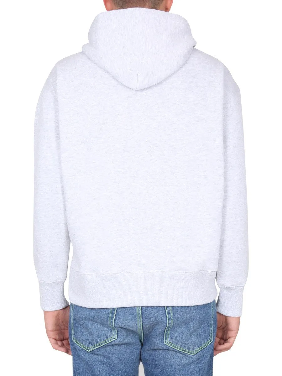 msgm SWEATSHIRT WITH LOGO BOX sold by Siebentaschen product image thumbnail 3