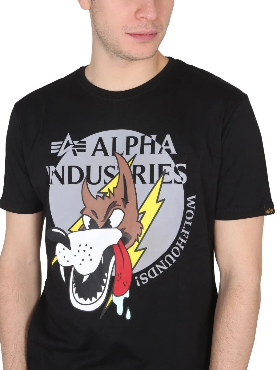 ALPHA INDUSTRIES WOLFHOUNDS T-SHIRT sold by Siebentaschen product image thumbnail 4