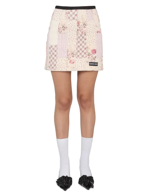 MARINE SERRE MINI BOUTIS SKIRT sold by Siebentaschen