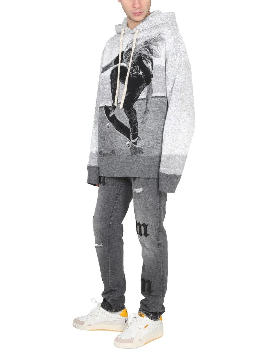 Palm Angels HOODED SHIRT sold by Siebentaschen product image thumbnail 2