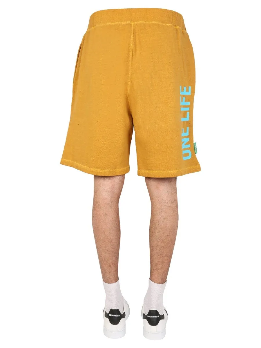 Dsquared "ONE LIFE ONE PLANET" BERMUDA SHORTS sold by Siebentaschen product image thumbnail 4
