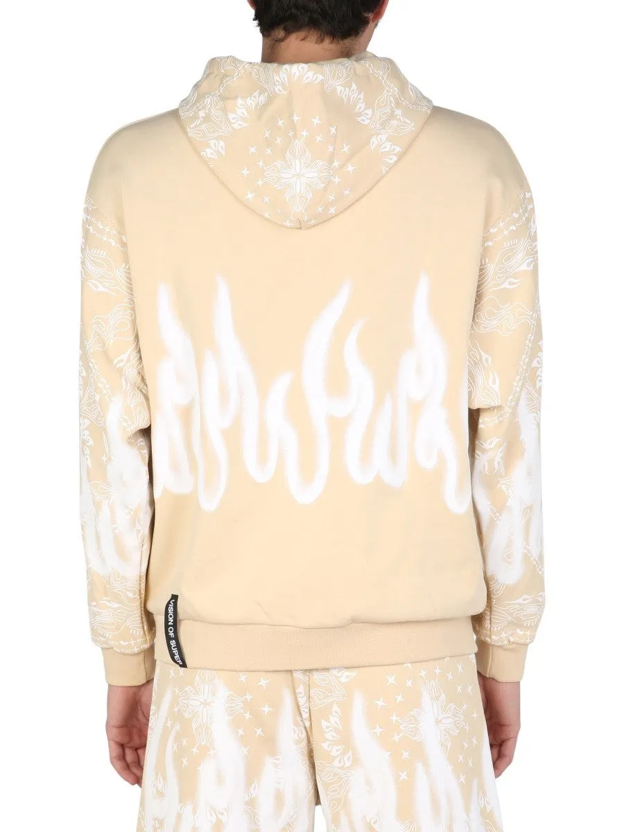 VISION OF SUPER SWEATSHIRT WITH PAISLEY PATTERN sold by Siebentaschen product image thumbnail 3